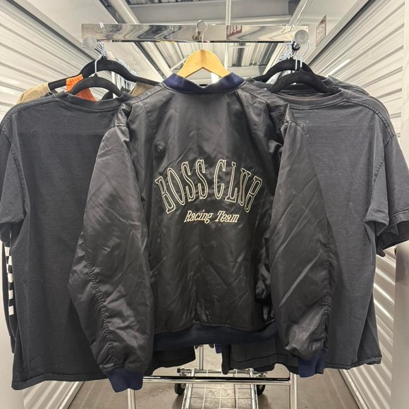 Other - Vintage 90'e Boss Club Racing Embroidered Bomber Style Jacket
